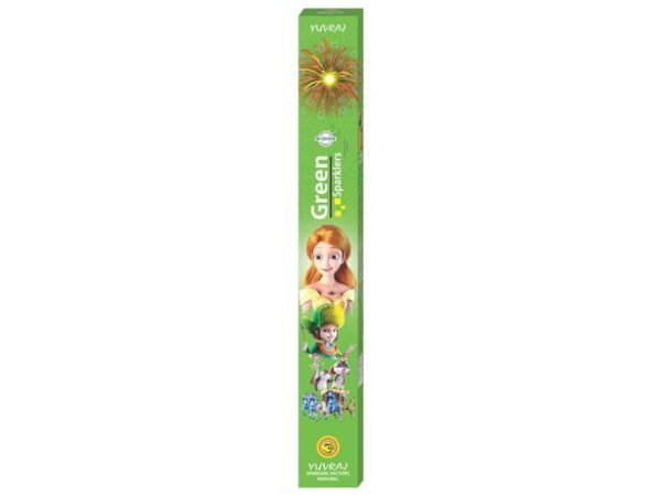 15cm Sparklers Green